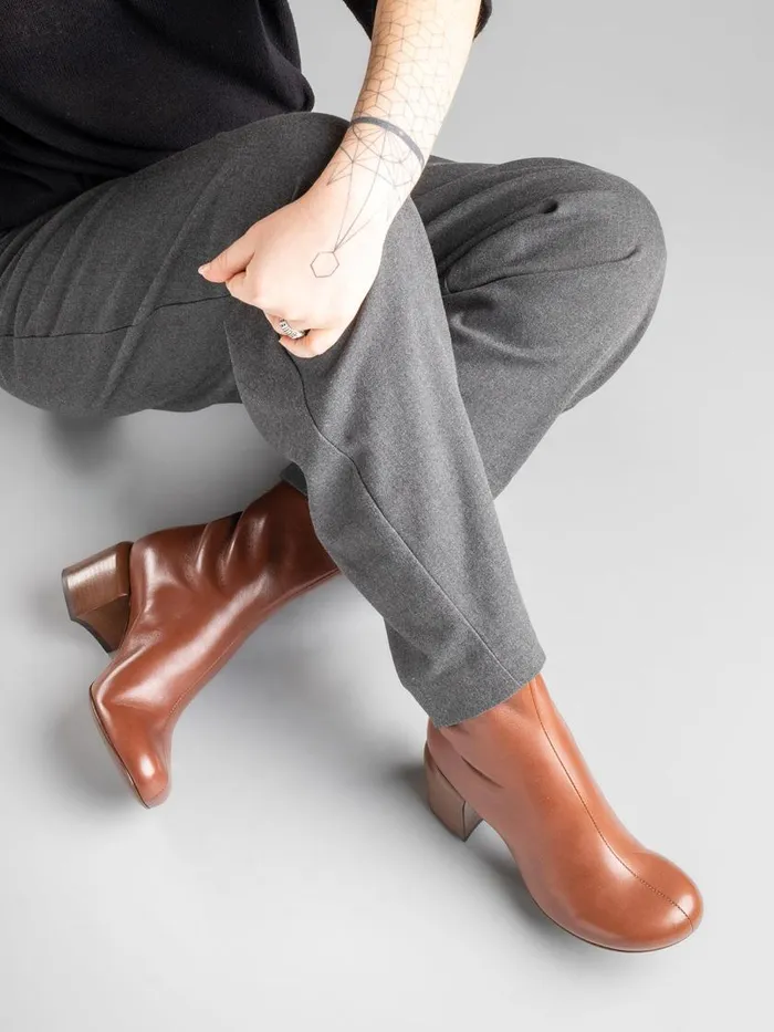 Officine Creative Boots and Booties ETHEL 004 Guanteria Nero Black Nappa Leather Ankle Boots 8211 Women