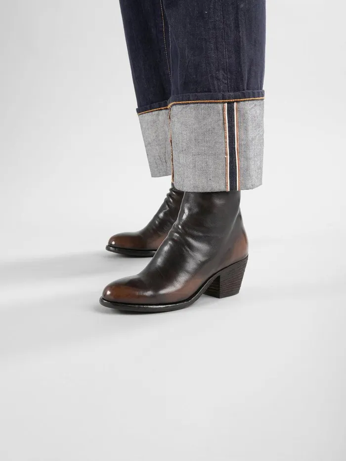 Officine Creative Boots and Booties SHERRY 003 Otto Brown Leather Zip Boots 8211 Women Officine Creative Boots and Booties SHERRY 003 Otto Brown Leather Zip Boots 8211 Women