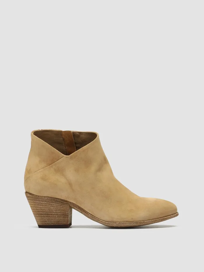 Officine Creative Boots and Booties SHIRLEE 002 Almond Brown Suede Ankle Boots 8211 Women Officine Creative Boots and Booties SHIRLEE 002 Almond Brown Suede Ankle Boots 8211 Women