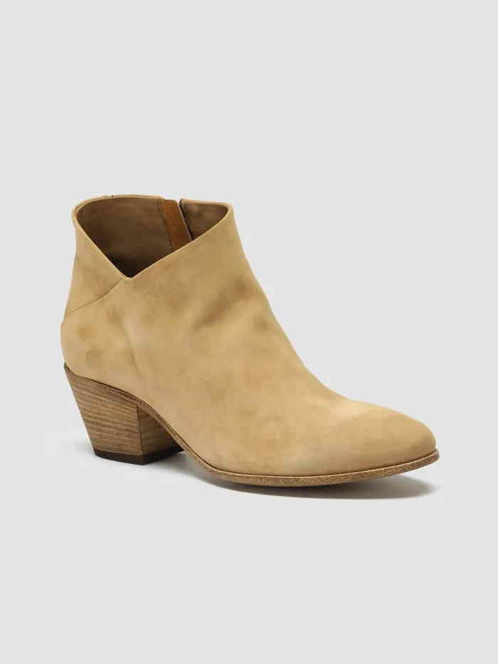 Officine Creative Boots and Booties SHIRLEE 002 Almond Brown Suede Ankle Boots 8211 Women Officine Creative Boots and Booties SHIRLEE 002 Almond Brown Suede Ankle Boots 8211 Women