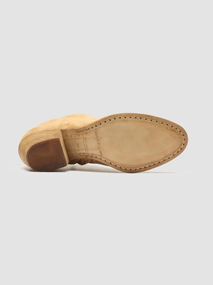 Officine Creative Boots and Booties SHIRLEE 002 Almond Brown Suede Ankle Boots 8211 Women Officine Creative Boots and Booties SHIRLEE 002 Almond Brown Suede Ankle Boots 8211 Women