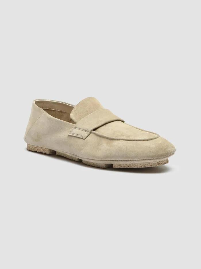 Officine Creative Loafers CSIDE 101 Nude Spring Ivory Suede Loafers 8211 Women
