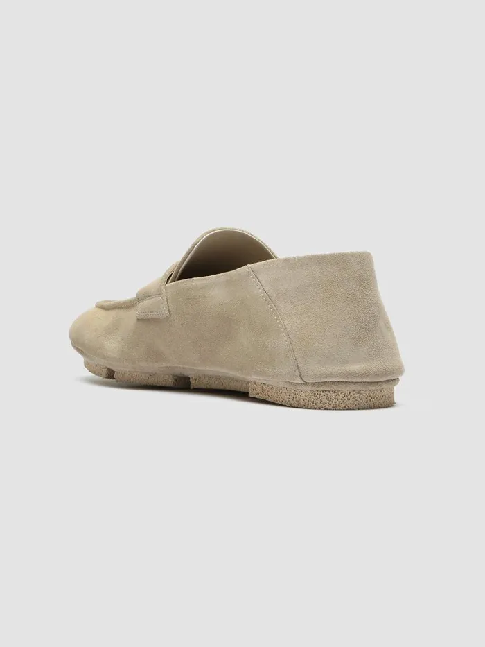 Officine Creative Loafers CSIDE 101 Nude Spring Ivory Suede Loafers 8211 Women