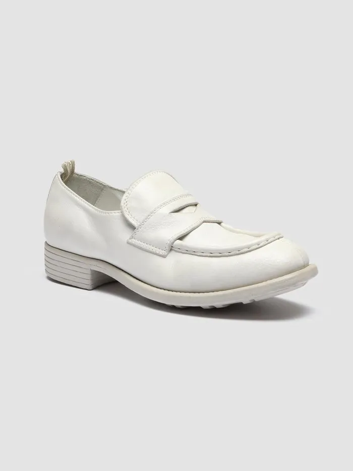 Officine Creative Loafers CALIXTE 020 Vapore White Leather Loafers 8211 Women Officine Creative Loafers CALIXTE 020 Vapore White Leather Loafers 8211 Women