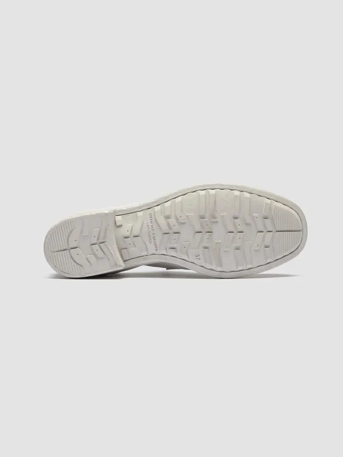 Officine Creative Loafers CALIXTE 020 Vapore White Leather Loafers 8211 Women Officine Creative Loafers CALIXTE 020 Vapore White Leather Loafers 8211 Women