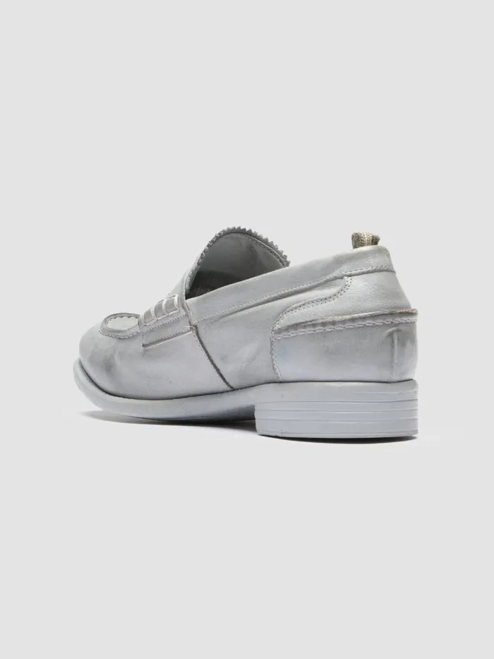 Officine Creative Loafers CALIXTE 042 Grey Leather Penny Loafers 8211 Women