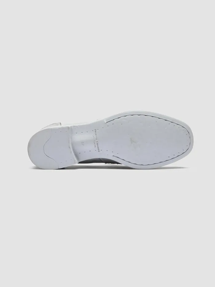 Officine Creative Loafers CALIXTE 042 Grey Leather Penny Loafers 8211 Women