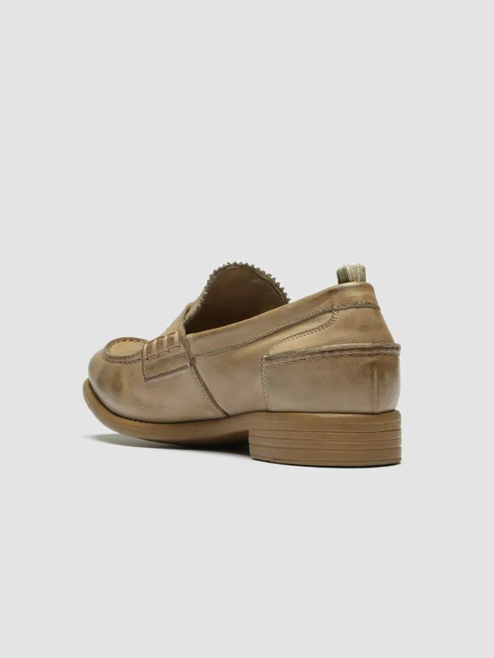 Officine Creative Loafers CALIXTE 042 Taupe Taupe Leather Penny Loafers 8211 Women Officine Creative Loafers CALIXTE 042 Taupe Taupe Leather Penny Loafers 8211 Women