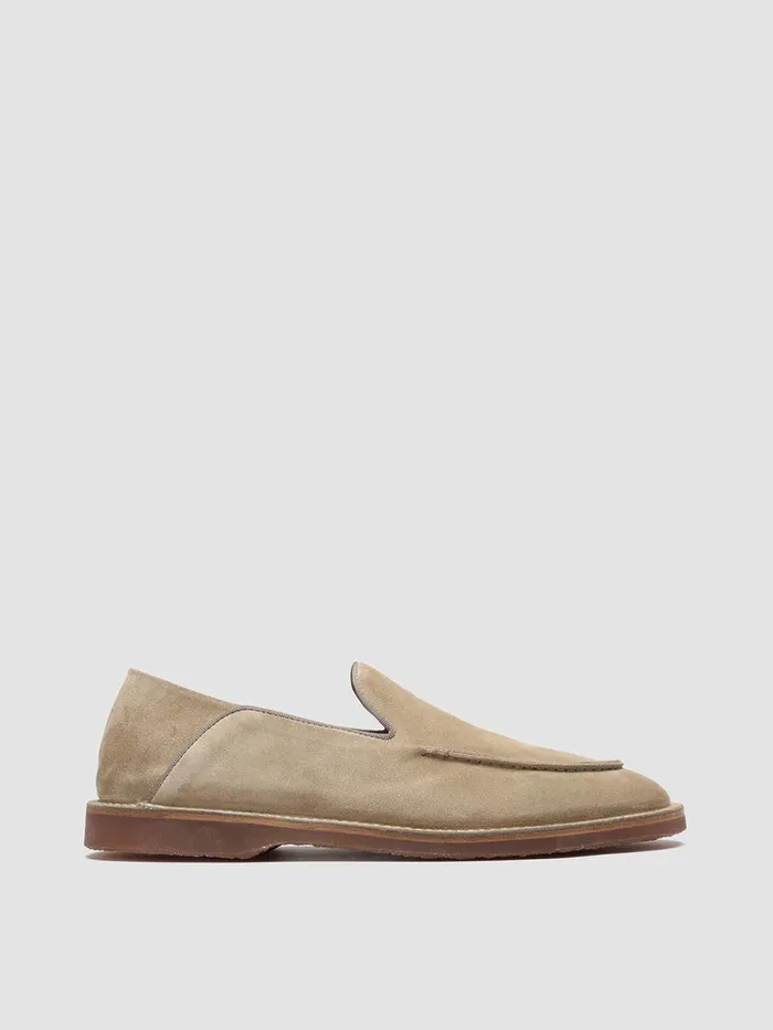 Officine Creative Loafers KENT 007Sughero Brown Suede Loafers 8211 Men