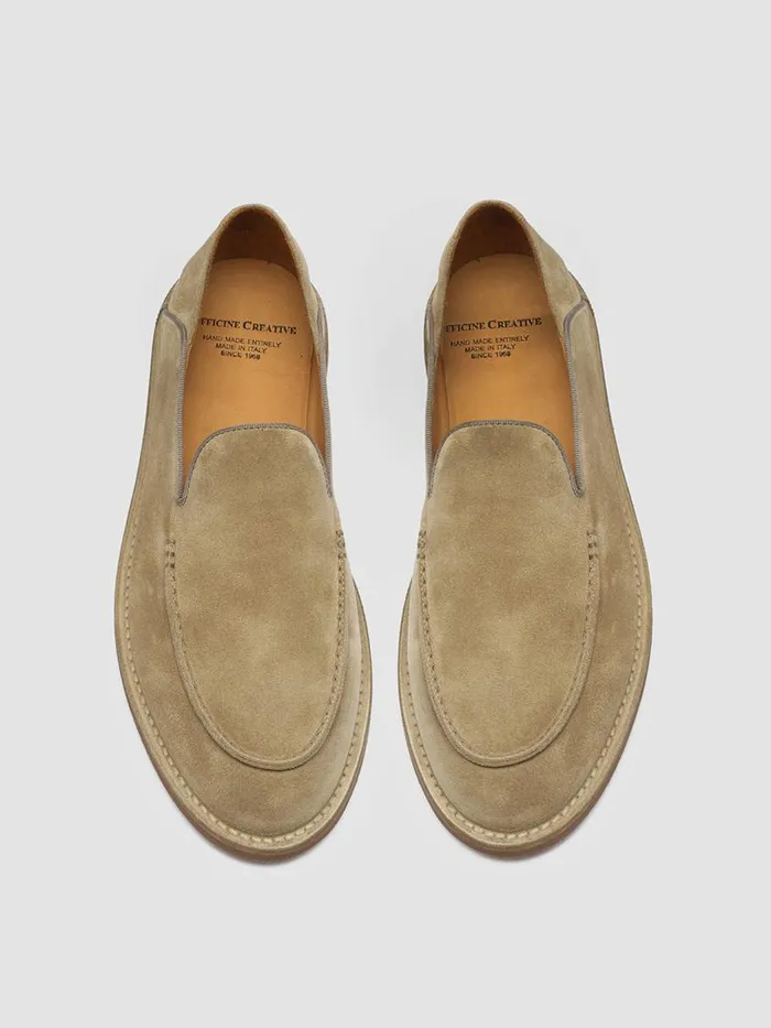 Officine Creative Loafers KENT 007Sughero Brown Suede Loafers 8211 Men