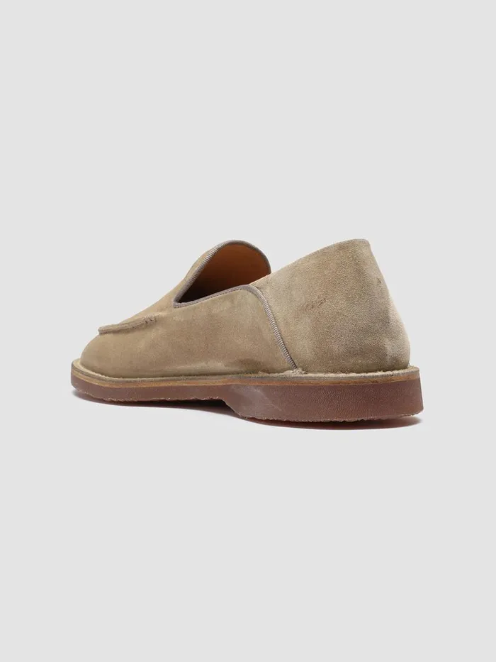 Officine Creative Loafers KENT 007Sughero Brown Suede Loafers 8211 Men