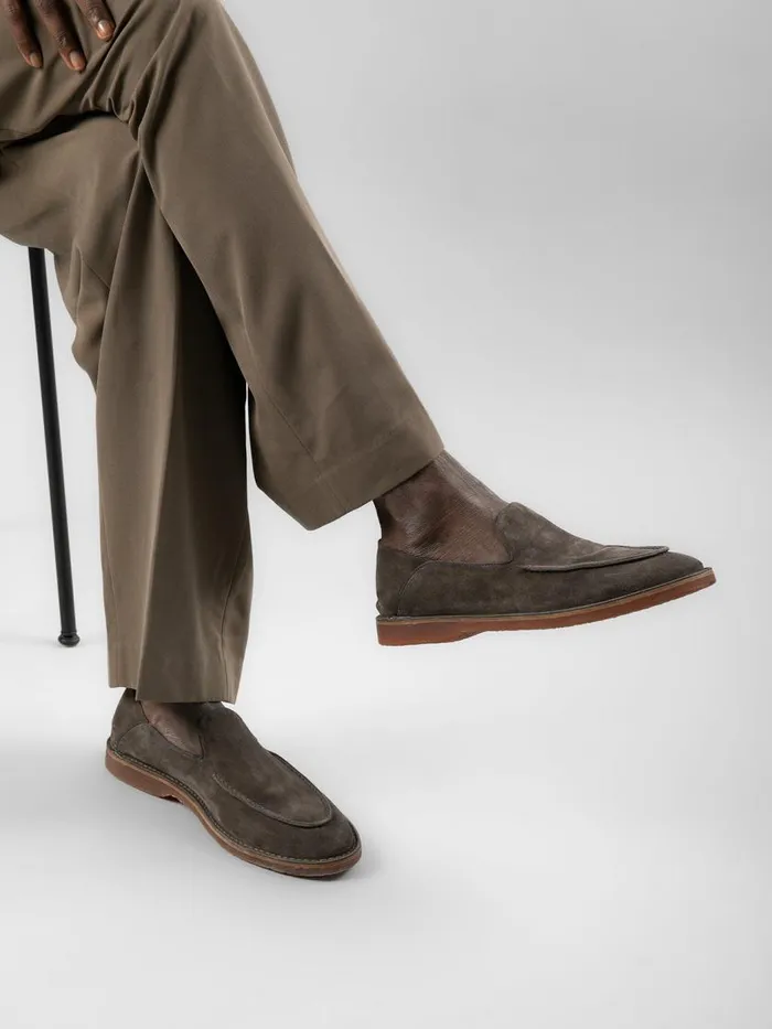 Officine Creative Loafers KENT 007Sughero Brown Suede Loafers 8211 Men