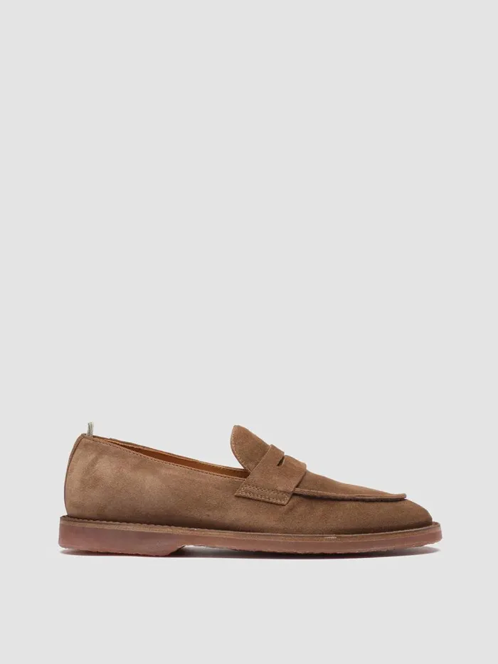 Officine Creative Loafers KENT 008 Sigaro Brown Suede Loafers 8211 Men