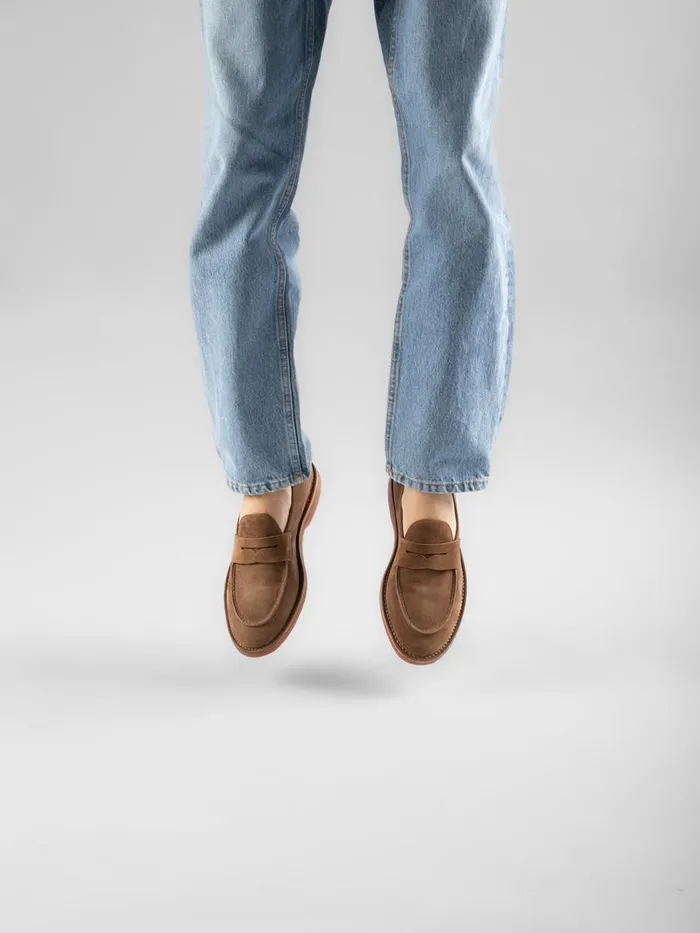 Officine Creative Loafers KENT 008 Sigaro Brown Suede Loafers 8211 Men