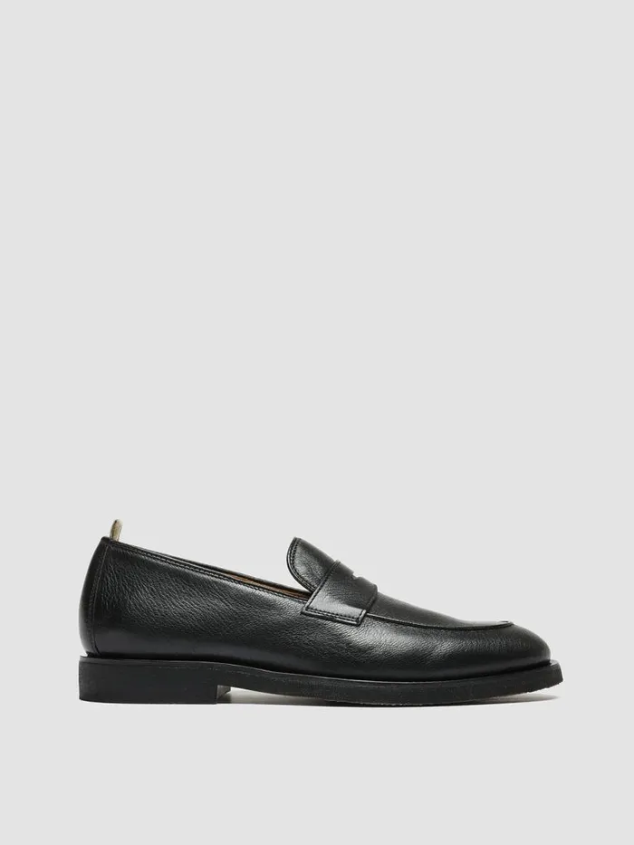 Officine Creative Loafers OPERA FLEXI 101 Nero Black Leather Penny Loafers 8211 Men Officine Creative Loafers OPERA FLEXI 101 Nero Black Leather Penny Loafers 8211 Men