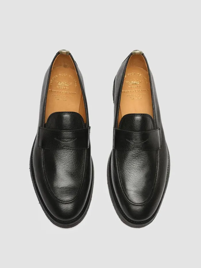 Officine Creative Loafers OPERA FLEXI 101 Nero Black Leather Penny Loafers 8211 Men Officine Creative Loafers OPERA FLEXI 101 Nero Black Leather Penny Loafers 8211 Men