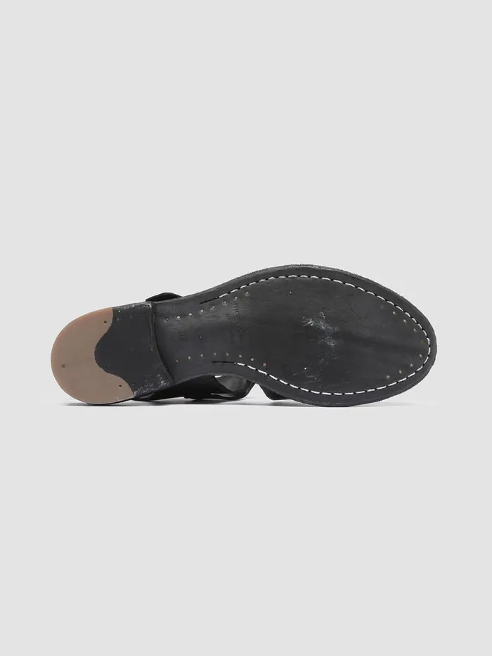 Officine Creative Sandals LEXIKON 536 Nero Black Leather Sandals 8211 Women