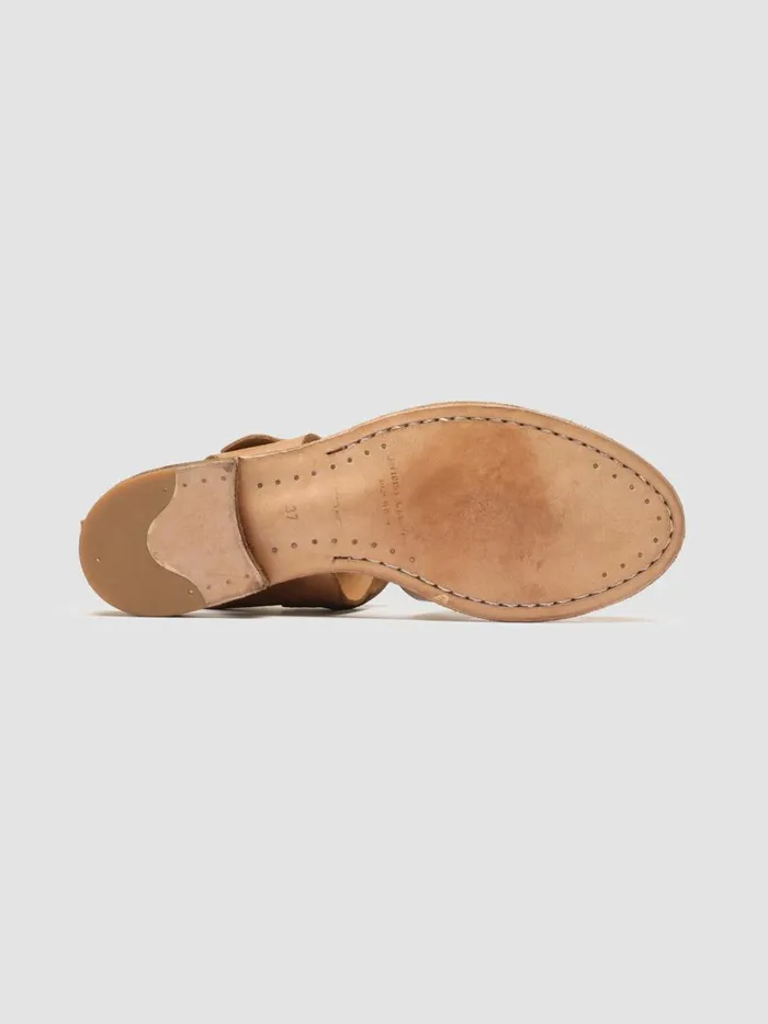 Officine Creative Sandals LEXIKON 536 Sughero Brown Leather Sandals 8211 Women Officine Creative Sandals LEXIKON 536 Sughero Brown Leather Sandals 8211 Women