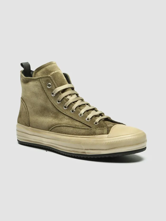 Officine Creative Sneakers MES 011 Taupe Taupe Suede HighTop Sneakers 8211 Men Officine Creative Sneakers MES 011 Taupe Taupe Suede HighTop Sneakers 8211 Men