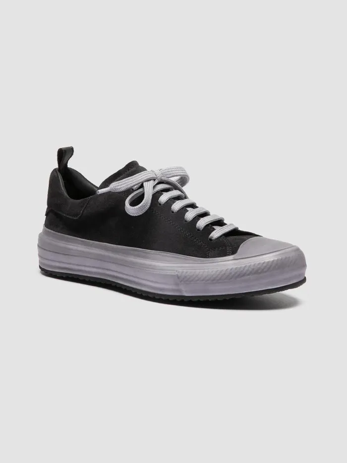 Officine Creative Sneakers MES 105 Frida Black Leather And Suede Low Top Sneakers 8211 Women