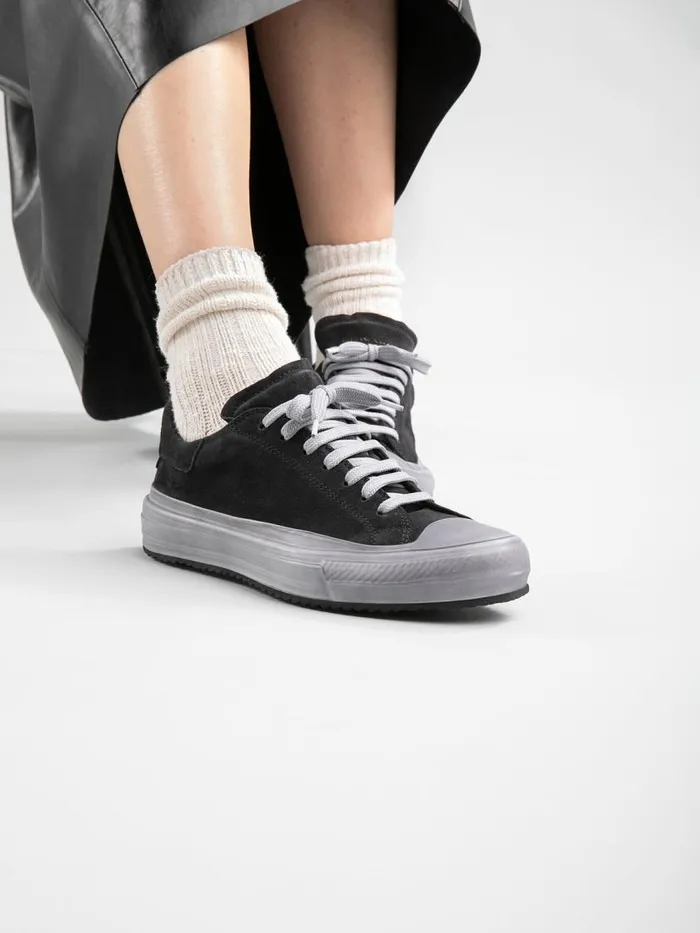 Officine Creative Sneakers MES 105 Frida Black Leather And Suede Low Top Sneakers 8211 Women
