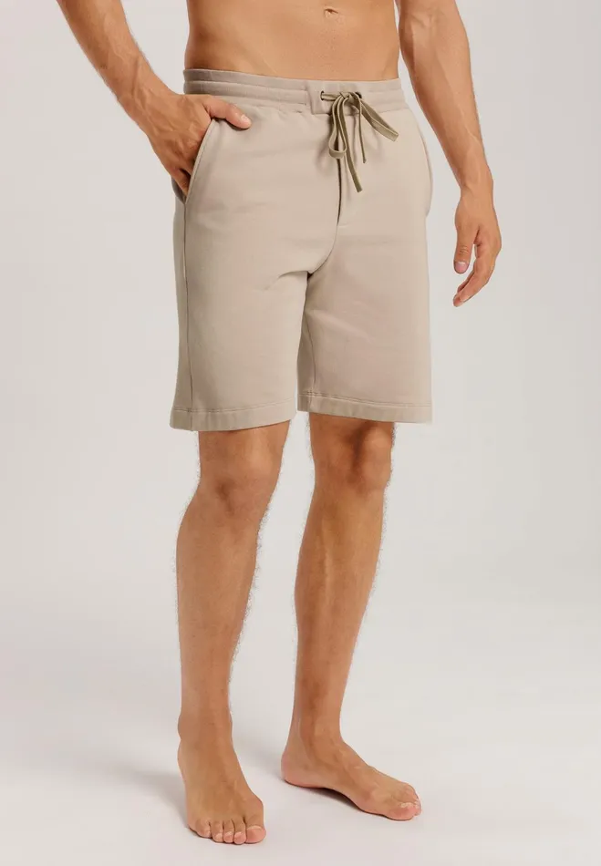 Organic Cotton Drawstring Shorts Savanna Men HANRO Bottoms