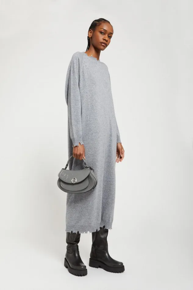 Ottod039Ame Cashmere Blend Long Dress Women Knitwear