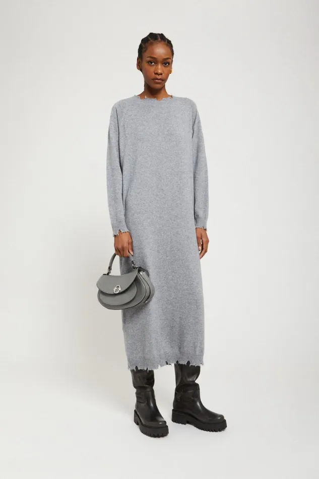 Ottod039Ame Cashmere Blend Long Dress Women Knitwear