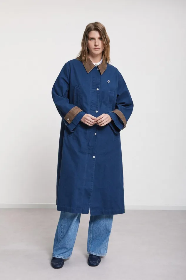 Ottod039Ame Cotton Long Trench Women Blazers and Jackets