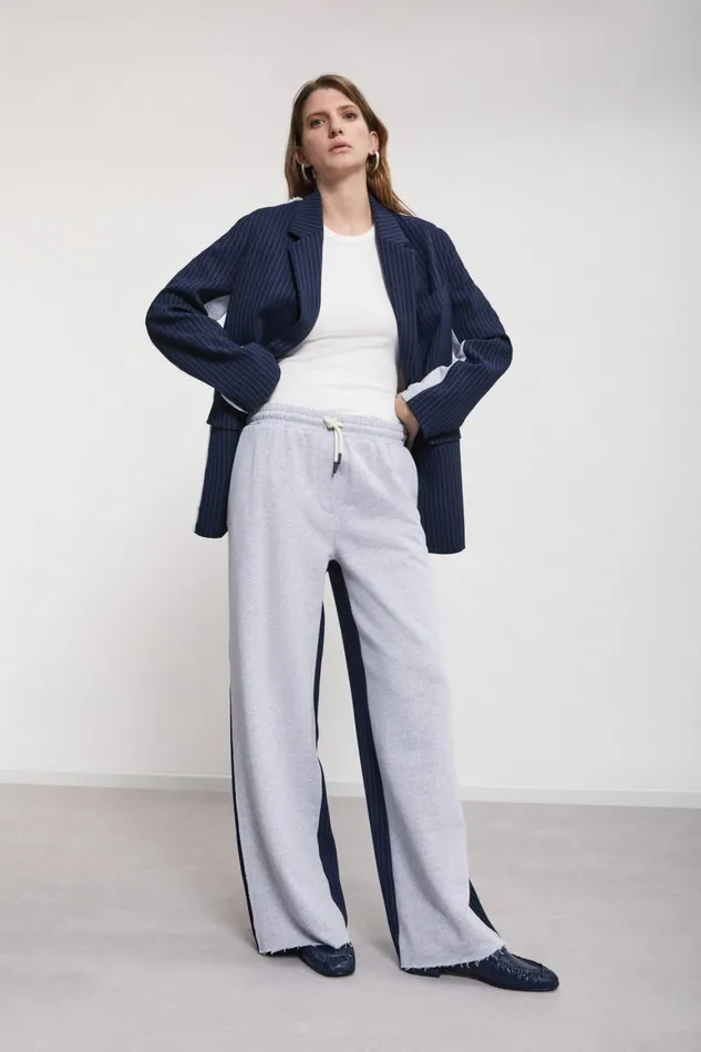 Ottod039Ame Jogger Trousers Made With A Twofabric Women Suits