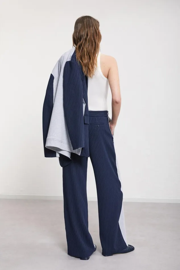 Ottod039Ame Jogger Trousers Made With A Twofabric Women Suits
