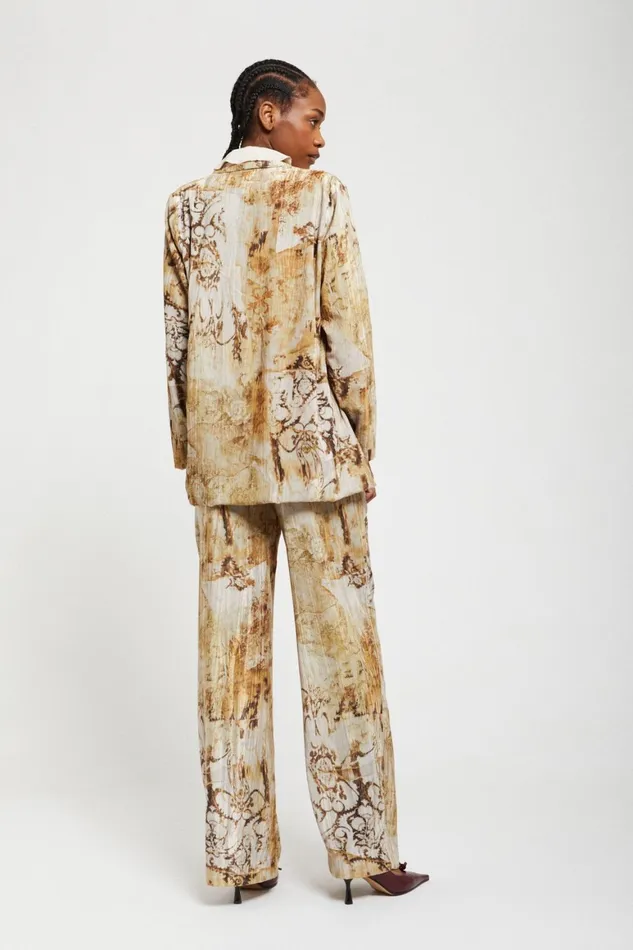 Ottod039Ame Patterned Blazer Women Blazers and Jackets