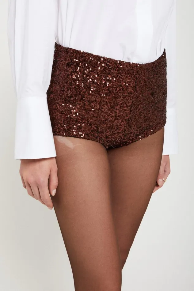 Ottod039Ame Shorts With Sequins Women Trousers
