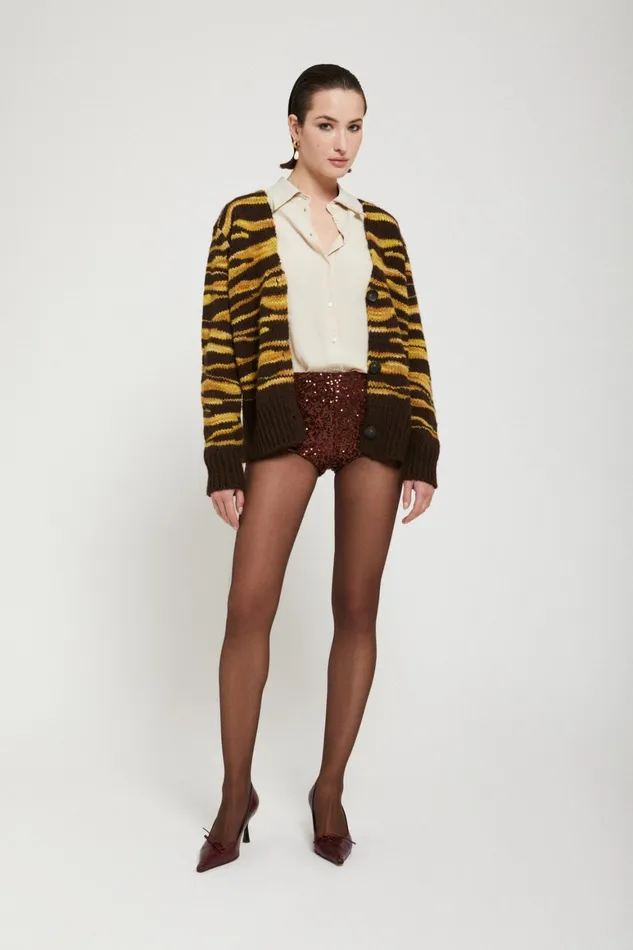 Ottod039Ame Shorts With Sequins Women Trousers
