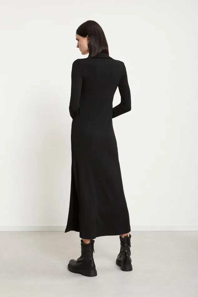 Ottod039Ame Viscose Long Dress With Slits Women Dresses