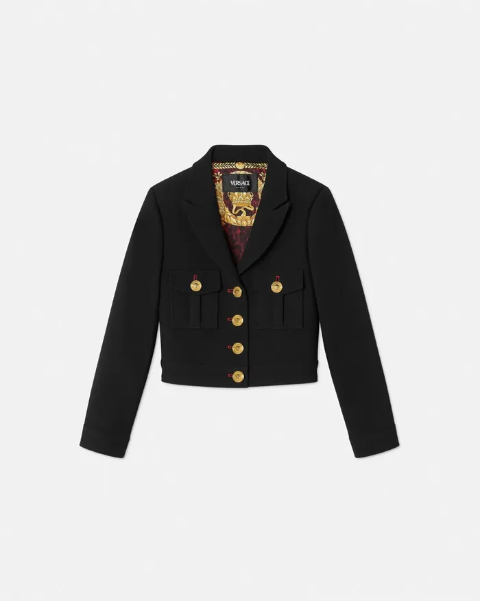 Outerwear Kids Versace Uniform Jacket Black