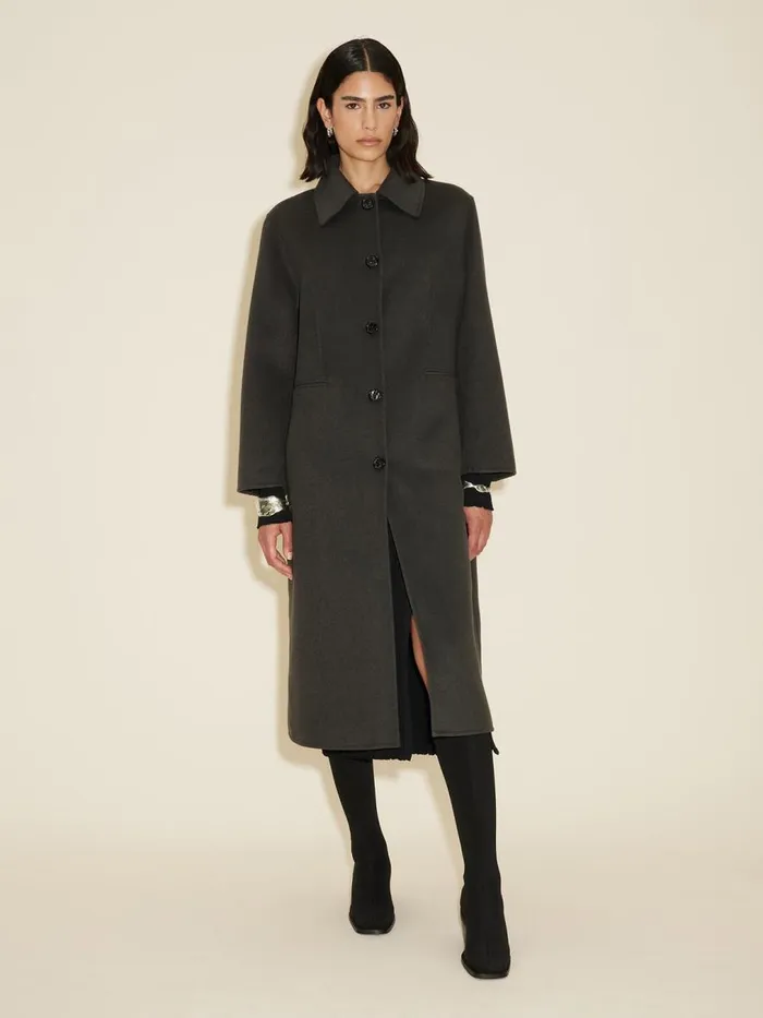 Outerwear Women Holzweiler Felsa Wool Coat Dk Green