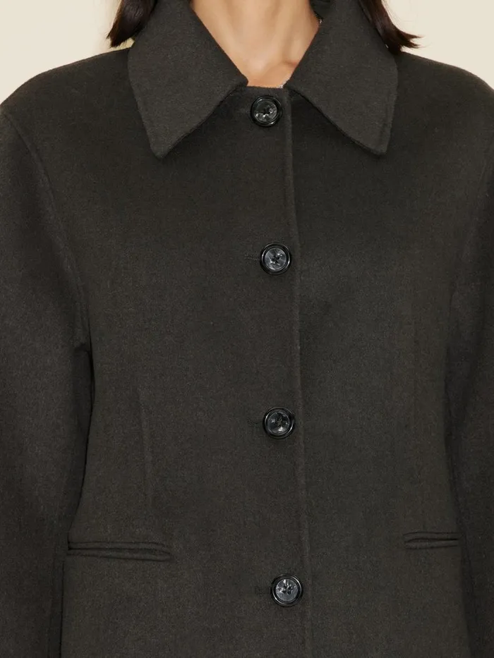 Outerwear Women Holzweiler Felsa Wool Coat Dk Green