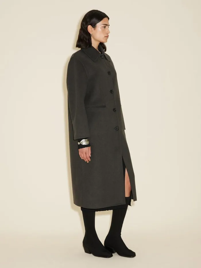 Outerwear Women Holzweiler Felsa Wool Coat Dk Green