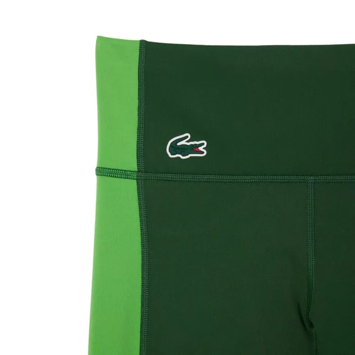 Pants and Leggings Women Lacoste Women039s Colorblock UltraDry Leggings Green Iv6