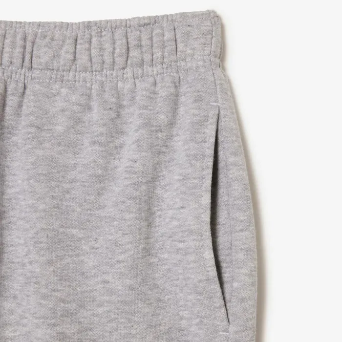 Pants and Shorts Kids Lacoste Kids039 Organic Brushed Cotton Fleece Shorts Grey Chine Cca