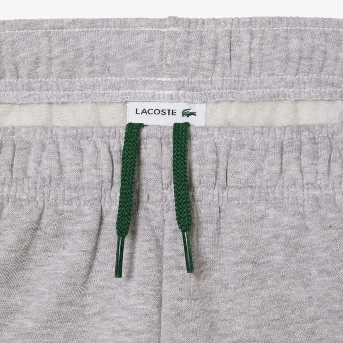 Pants and Shorts Kids Lacoste Kids039 Organic Brushed Cotton Fleece Shorts Grey Chine Cca