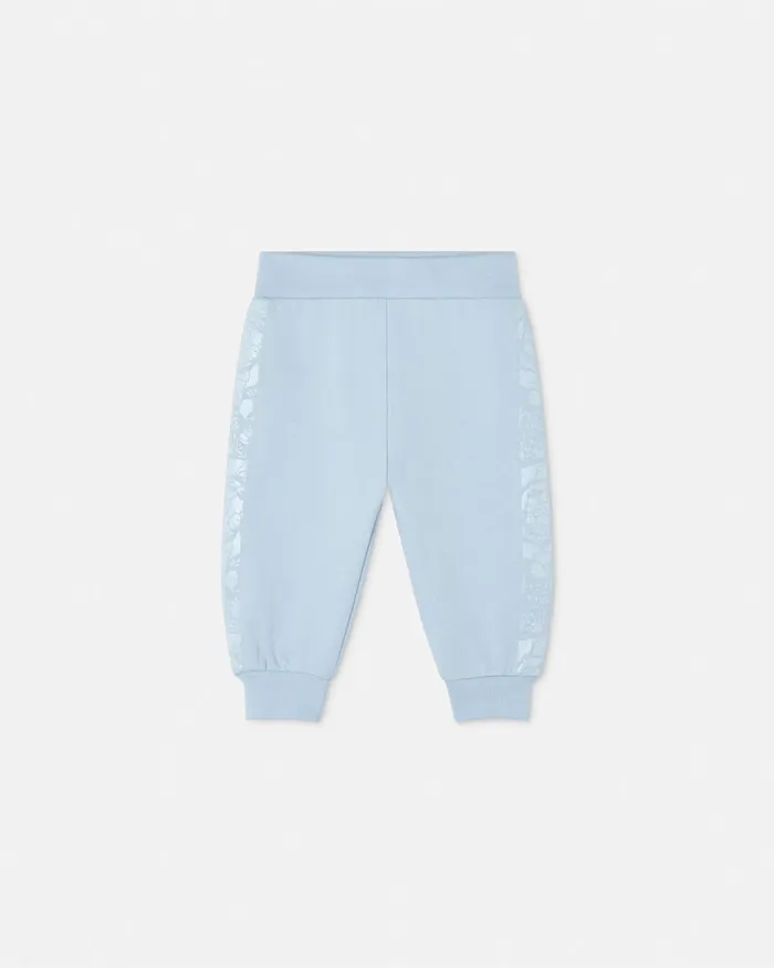 Pants and Skirts Kids Versace Barocco Baby Sweatpants Light Bluewhite