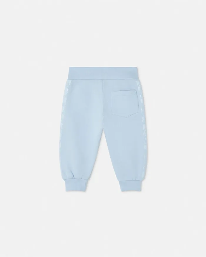 Pants and Skirts Kids Versace Barocco Baby Sweatpants Light Bluewhite