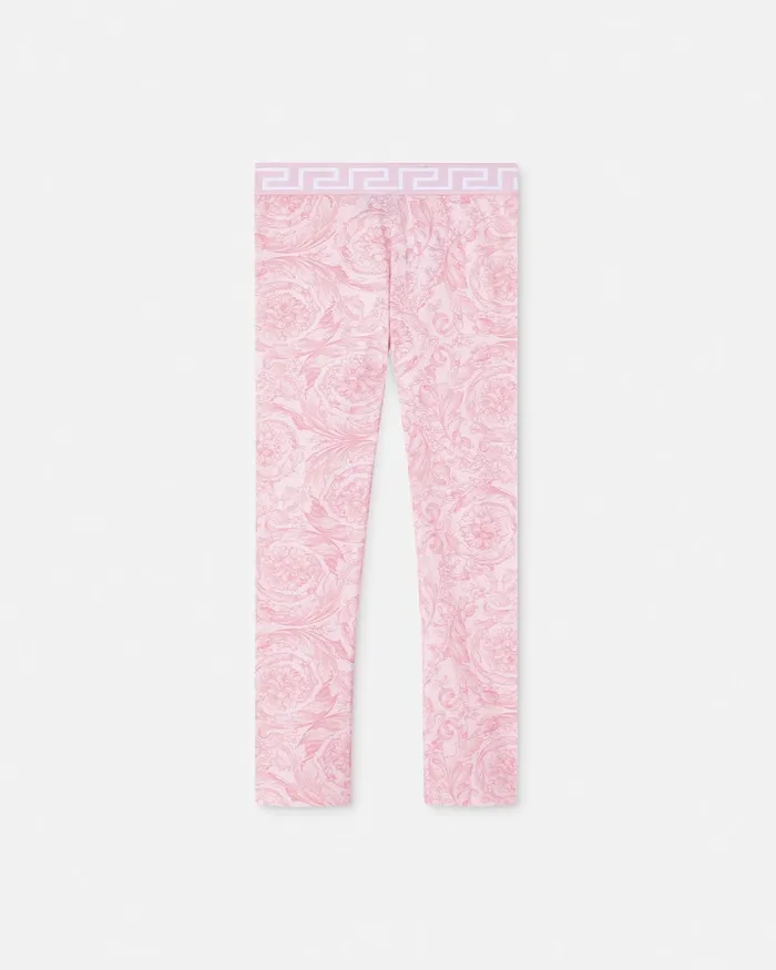 Pants and Skirts Kids Versace Barocco Leggings Pinkprint