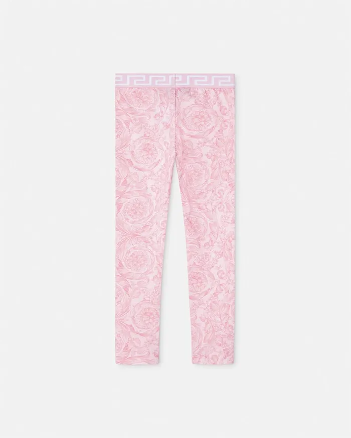 Pants and Skirts Kids Versace Barocco Leggings Pinkprint