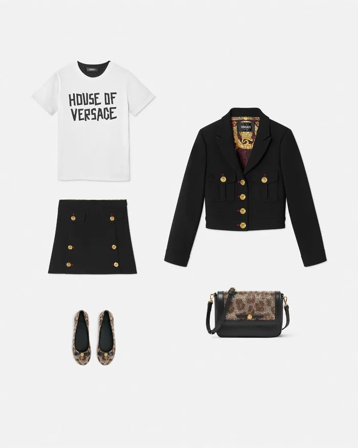 Pants and Skirts Kids Versace Uniform Skirt Black