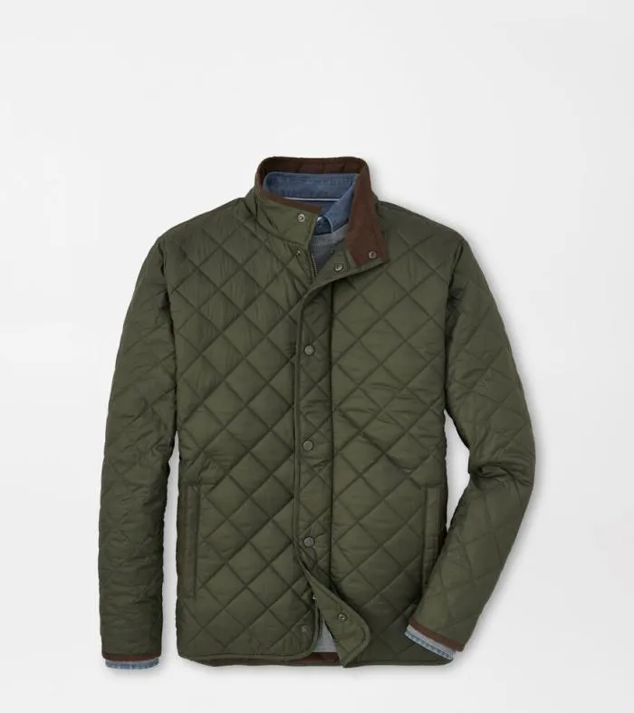 Peter Millar Jackets 038 Coats Men Suffolk Quilted Travel Coat