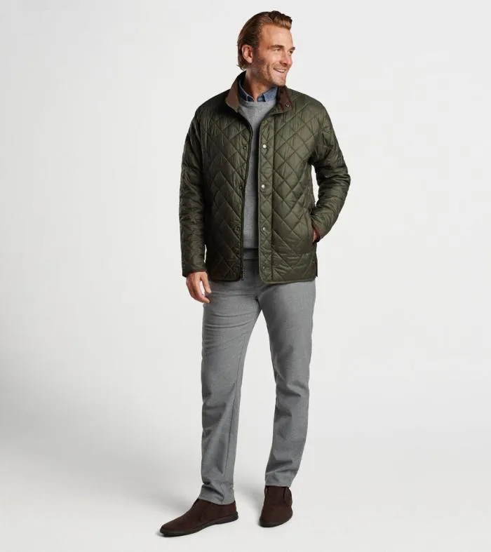 Peter Millar Jackets 038 Coats Men Suffolk Quilted Travel Coat