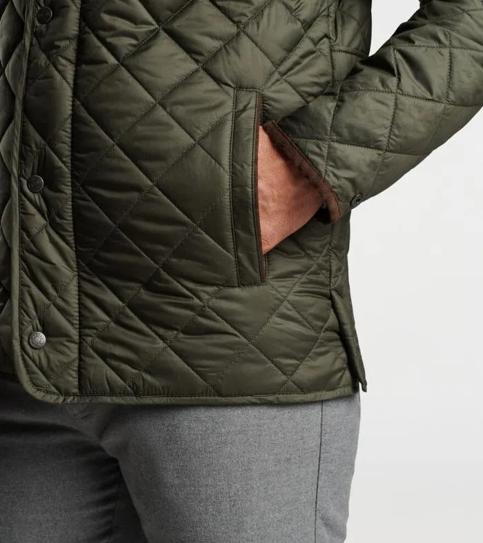 Peter Millar Jackets 038 Coats Men Suffolk Quilted Travel Coat